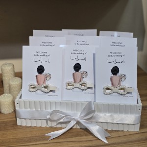 گیفت کارت گیره سر طرح عروس