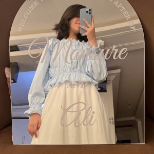 تابلو ولکام پلکسی ایینه ای گنبدی