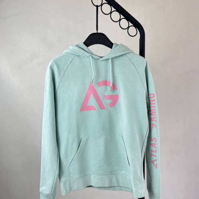 سویشرت سبز روشن با لوگو AG - استایل ورزشی و مدرن