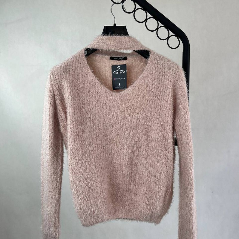 بافت زنانه پفکی صورتی برند Park July