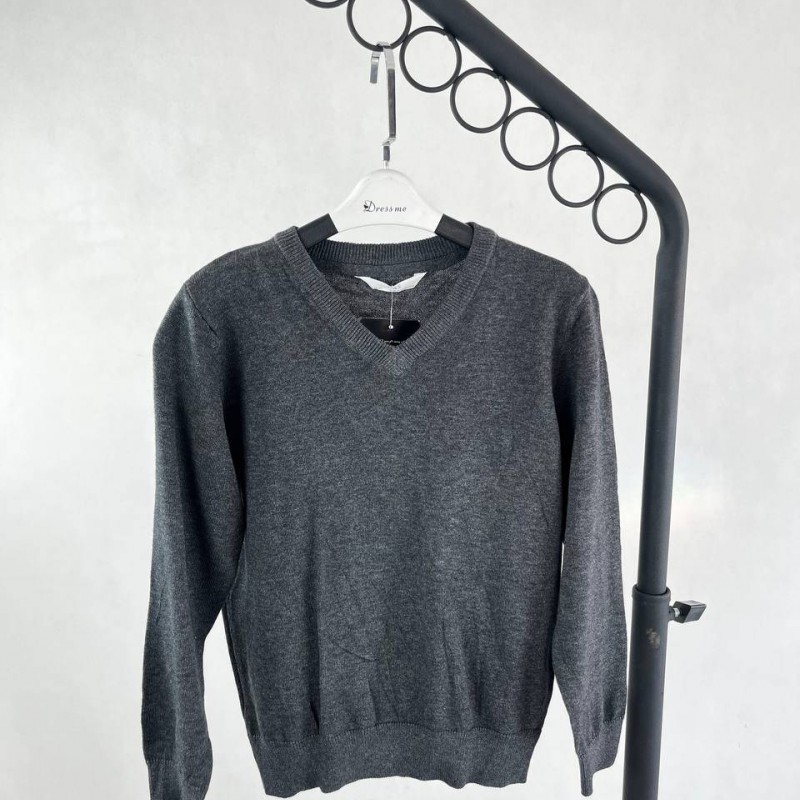 بافت یقه هفت بچگانه ذغالی تیره برند M&S