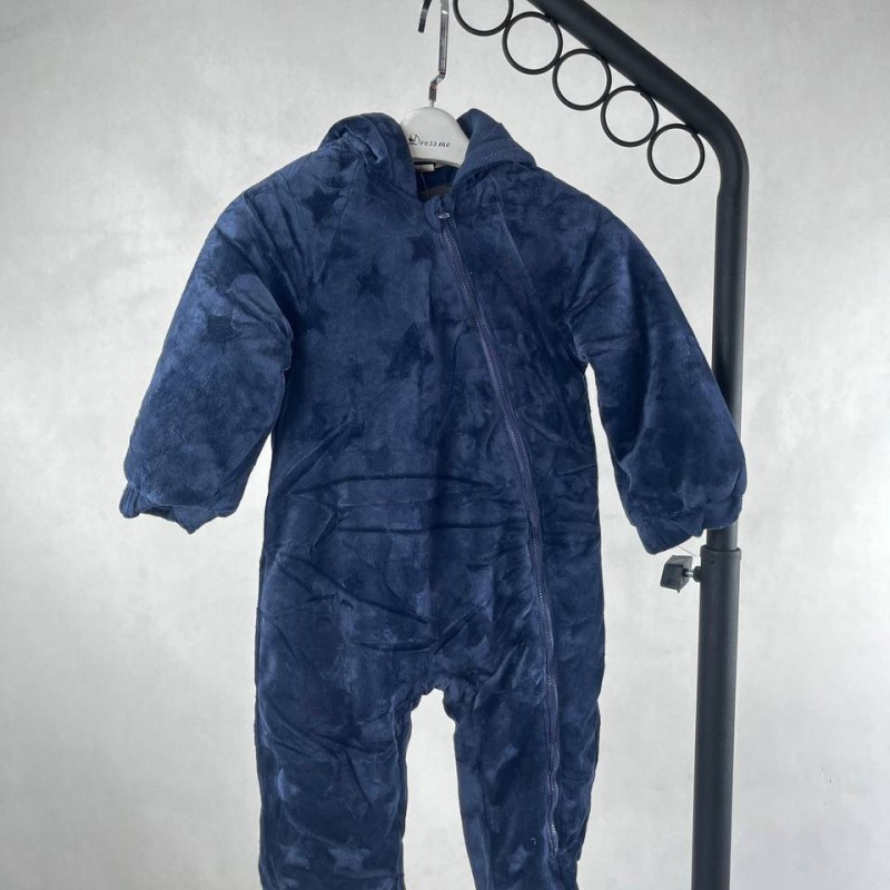 سرهمی تدی نوزادی سورمه‌ای ساده