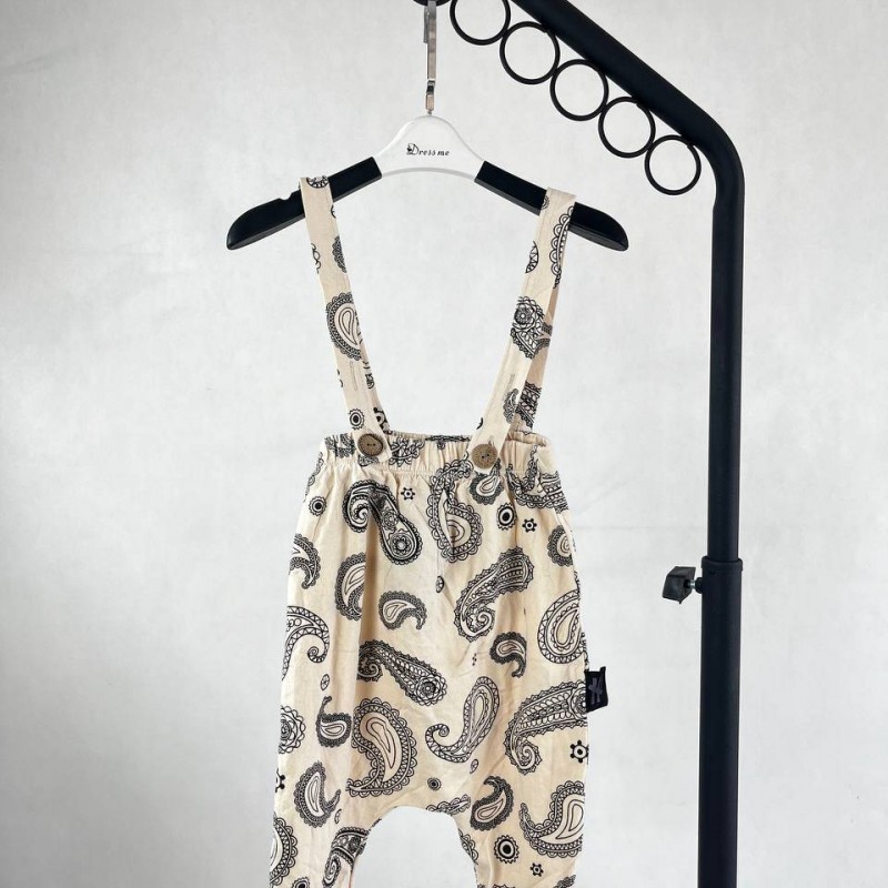 سرهمی نخی نوزادی طرح پیزلی کرم