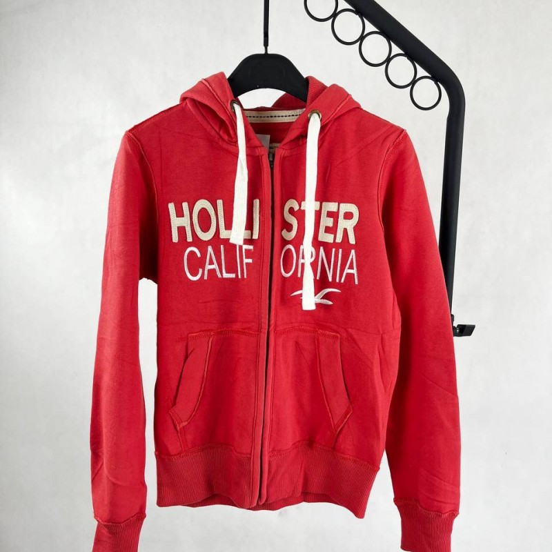 سویشرت بچگانه قرمز طرح Hollister