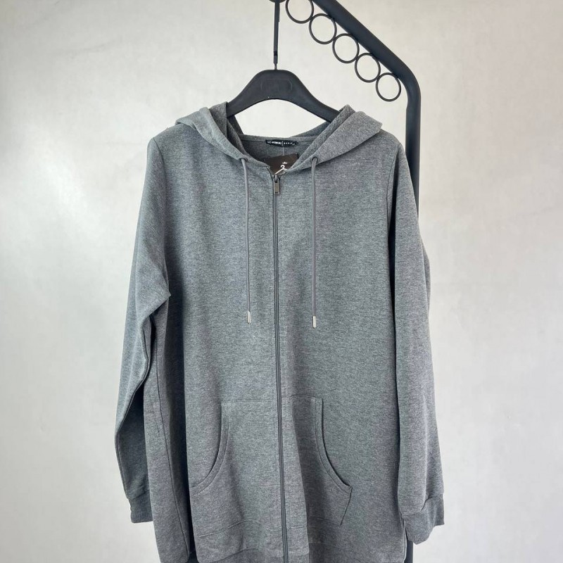 هودی مردانه ساده مدل خاکستری برند LC WAIKIKI