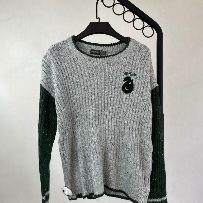 پولوشرت زنانه بافت سبز و طوسی – طراحی مدرن و راحت