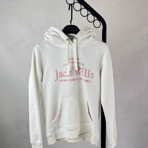 هودی جک ویلز سفید - استایل ساده و شیک