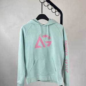 سویشرت سبز روشن با لوگو AG - استایل ورزشی و مدرن