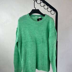 بافت زنانه سبز رنگ بافتنی ظریف و سبک – مناسب برای فصول پاییز و زمستان