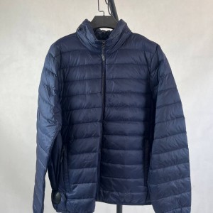 کاپشن پفی مردانه سرمه ای فوق سبک