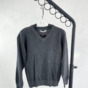 بافت یقه هفت بچگانه ذغالی تیره برند M&S