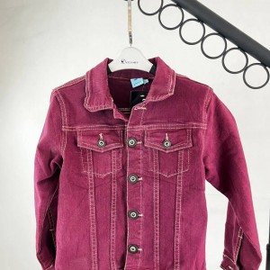 کت جین بچگانه زرشکی