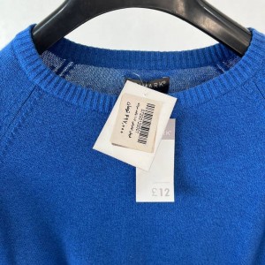 پلیور مردانه ساده، رنگ آبی