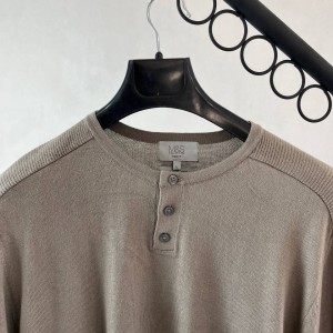 تی شرت سه دکمه مردانه ساده ، رنگ بژ