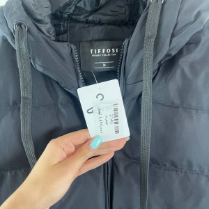 جلیقه پفی مردانه مشکی کلاه دار