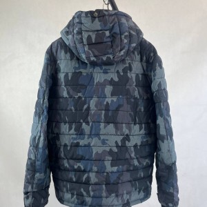 کاپشن مردانه طرح ارتشی پفی کلاه دار