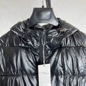 کاپشن پفی بدون آستین مشکی براق