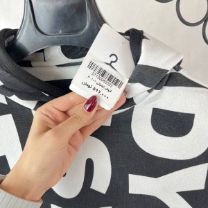 سویشرت TEDDY SMITH مشکی و سفید استایل مدرن و اسپرت