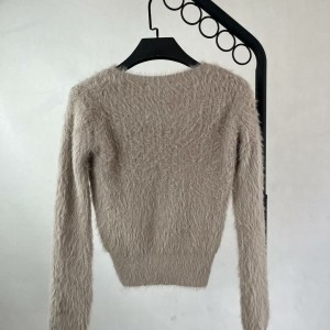 نمای پشت بافت پشمی