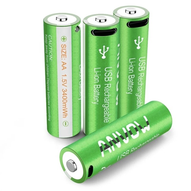 باطری قلمی قابل شارژ  برند ANVOW