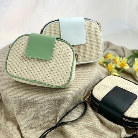 کیف دوشی کنفی زنانه مدل استلا STELLA