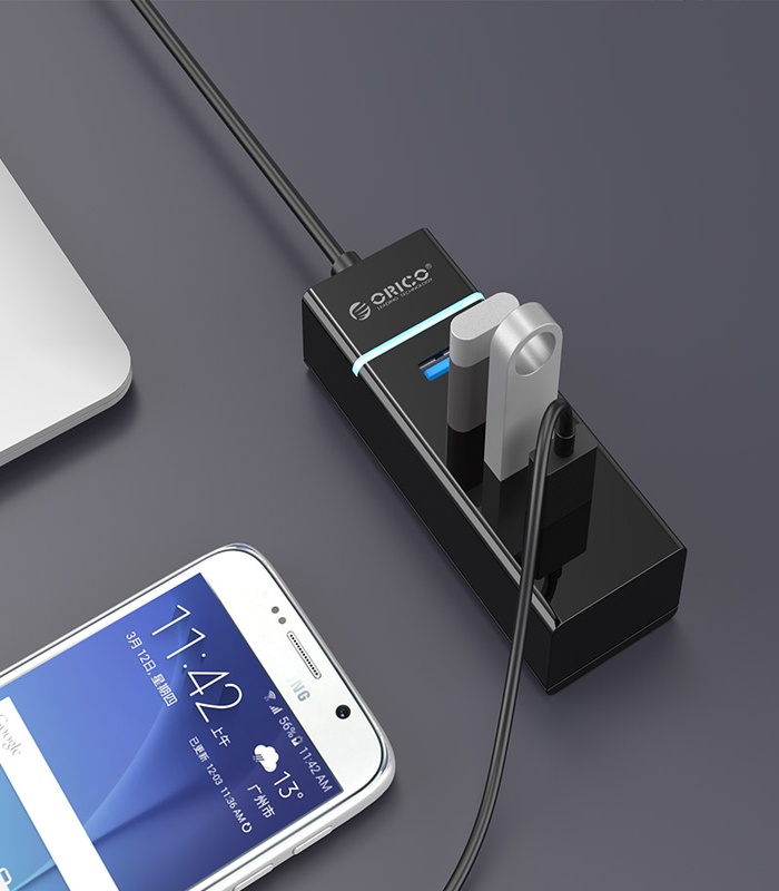 هاب 4 پورت USB 3.0 اوریکو مدل W6PH4-U3