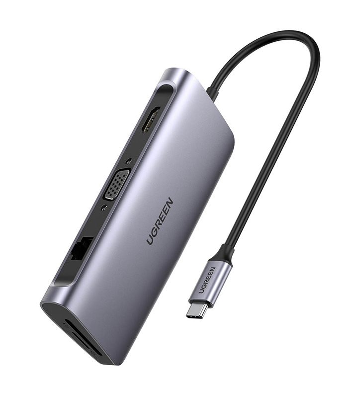 هاب 9 پورت تایپ سی 100 وات یوگرین CM179 70490