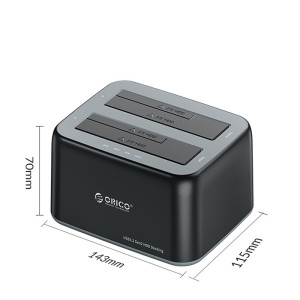 داک هارد 2 محفظه 2.5 و 3.5 اینچ اوریکو مدل 6829C3-C