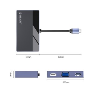 هاب 7 پورت تایپ سی اوریکو مدل DM-7TS