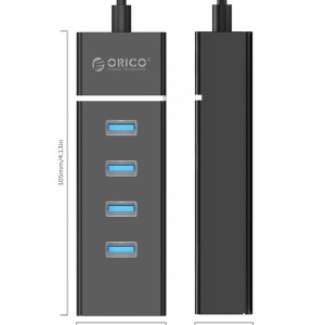 هاب 4 پورت USB 3.0 اوریکو مدل W6PH4-U3