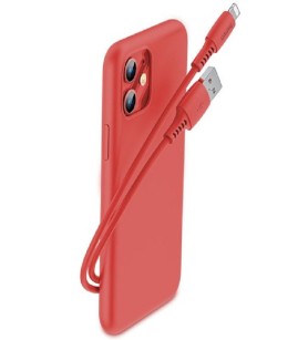 Baseus Colorful iPhone Charge Cable CALDC Red-2