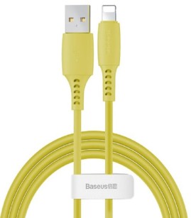 Baseus Colorful iPhone Charge Cable CALDC Yellow-1