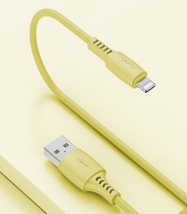 Baseus Colorful iPhone Charge Cable CALDC Yellow-2