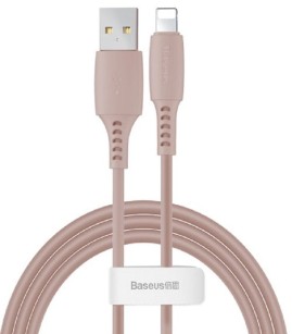 Baseus Colorful iPhone Charge Cable CALDC Pink-1