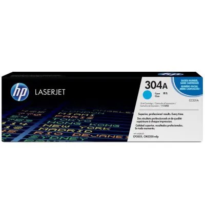 کارتریج رنگی اچ پی رنگ آبی HP 304A