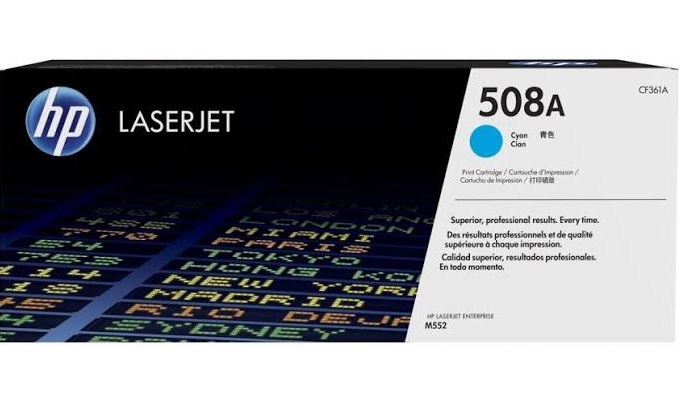 کارتریج لیزری رنگ آبی اچ پی HP 508A