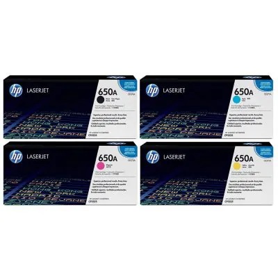 ست کارتریج رنگی اچ پی چهار رنگ  HP 650A