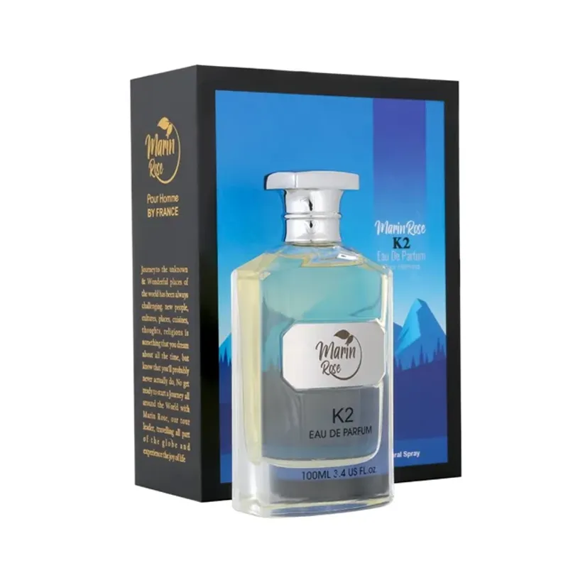 عطر ادکلن مردانه مارین رز مدل Marin Rose K2 حجم 100 میلی‌لیتر