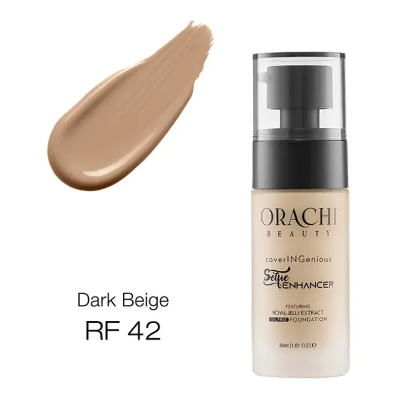کرم پودر مایع اوراچی Liquid Foundation ORACHI | پوشش بالا، آبرسان و حاوی ژل رویال