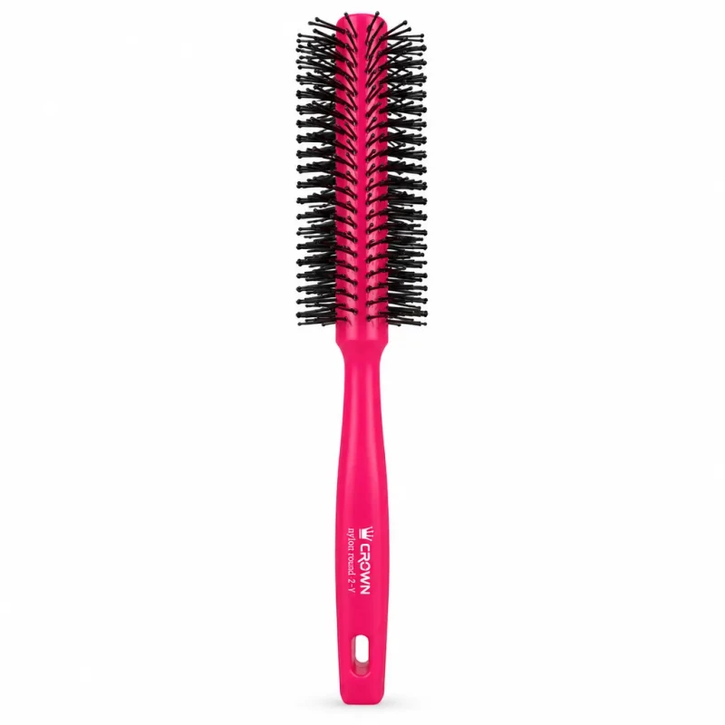 برس مو حرارتی گرد کراون مدل Nylon Round 2-V
