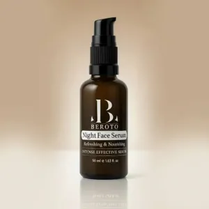 سرم شب ترمیم‌کننده و مغذی بروتو (Beroto Night Face Serum) 50ml