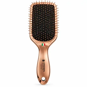 برس مو تخت کراون مدل Platinum Plus Copper Pin رنگ آبی متالیک