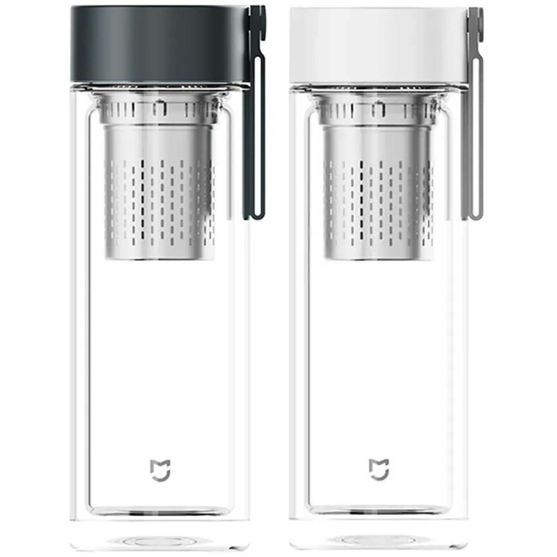 فلاسک شیشه‌ای دو لایه مسافرتی 400 میلی‌لیتری میجیا شیائومی MJBLB01PL