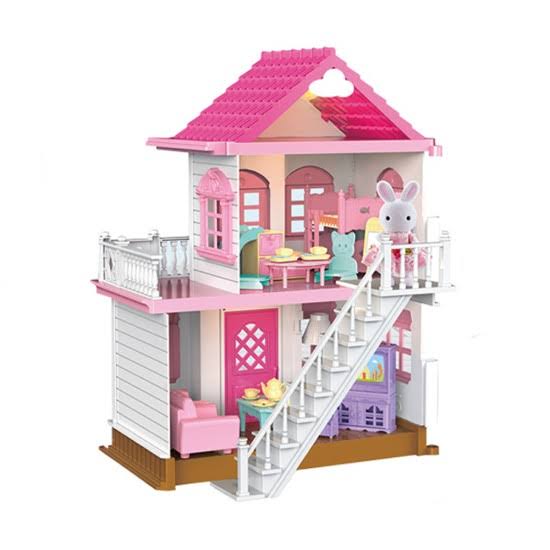 خانه عروسکی خرگوشی با عروسک