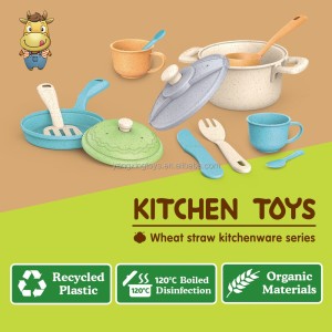 ست ظروف آشپزخانه اسباب‌بازی با الیاف طبیعی