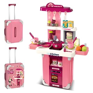 ست آشپزخانه قابل حمل ۳ در ۱ برای دختران