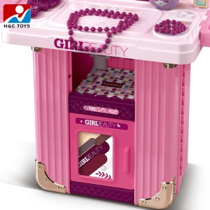 ست میز آرایش و زیبایی ۱۸ در ۱ با دو چمدان