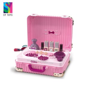 ست میز آرایش و زیبایی ۱۸ در ۱ با دو چمدان