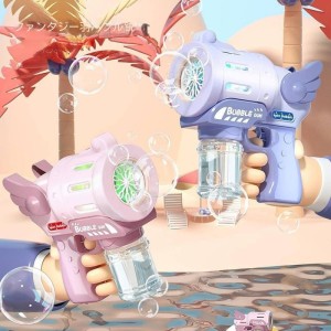 تفنگ حباب‌ساز طرح فرشته با نور رنگی