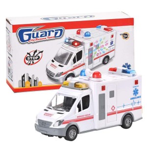 ماشین آمبولانس موزیکال و چراغ‌دار